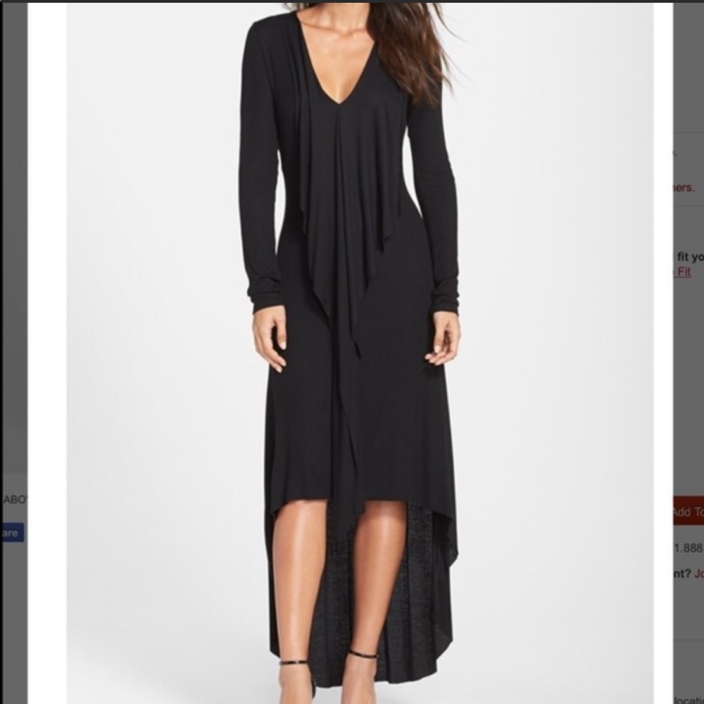 'Crissie' High/Low Maxi Dress, size XXS fits S/XS